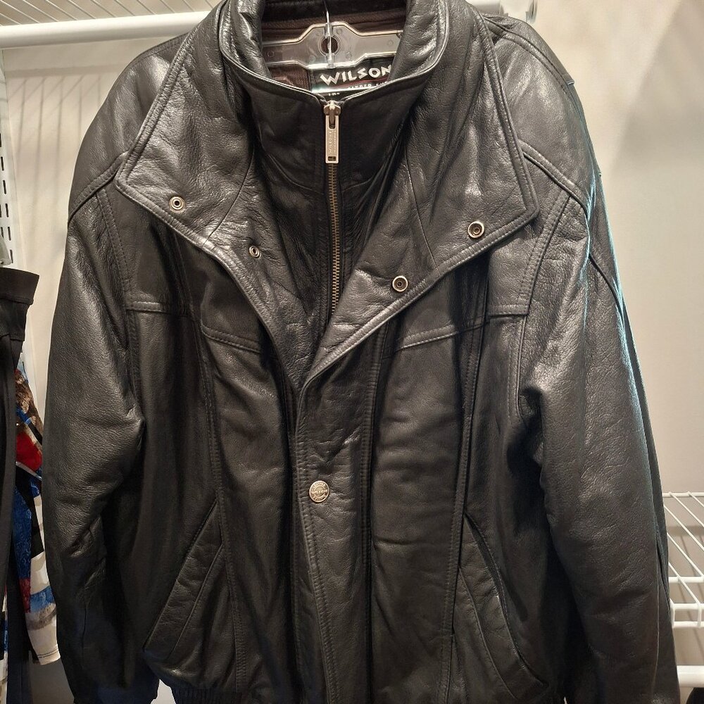 Men's leather jacket